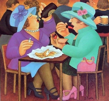 Ladies who lunch - Beryl Cook